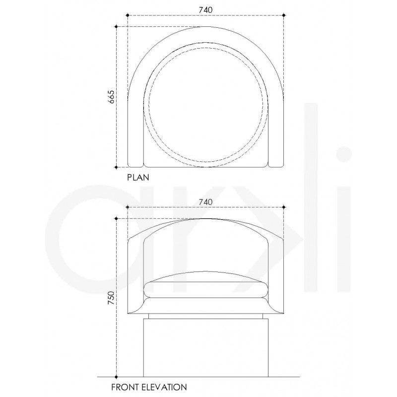 Cylindrical Swivel Chair